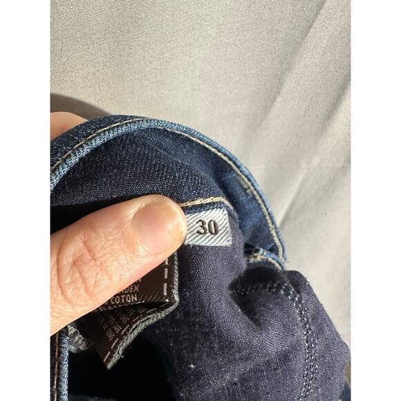 7 For All Mankind High Waist Bootcut Jeans Womens 30 Medium Wash Stretch Y2K - Picture 4 of 13